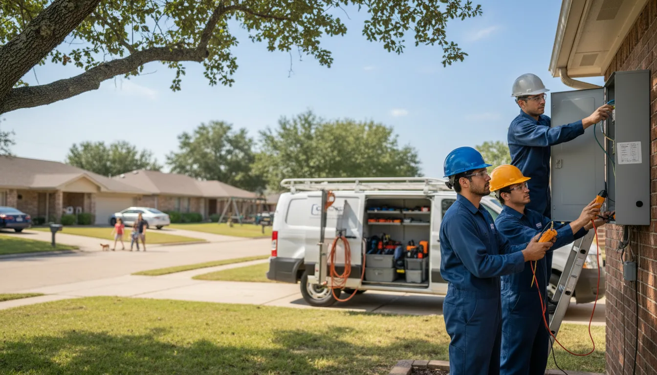 Certified electrician providing emergency electrical services in Hellertown, PA